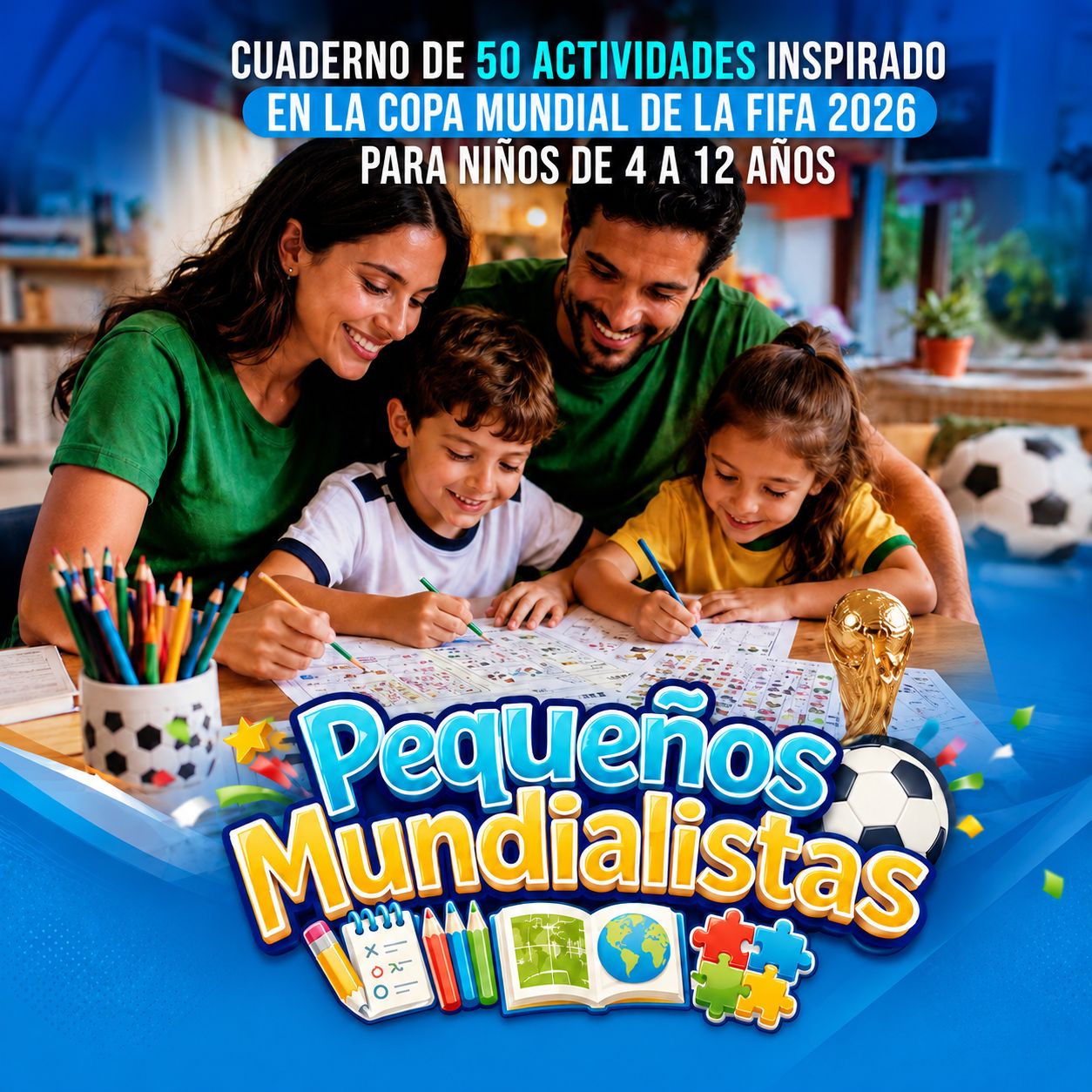 Pequeños Mundialistas + 4 bonos de regalo